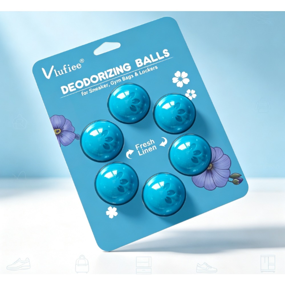 Shoe Deodorizer Ball - Frisse Linnen Essentiële Olie Schoendeodorant Ballen,