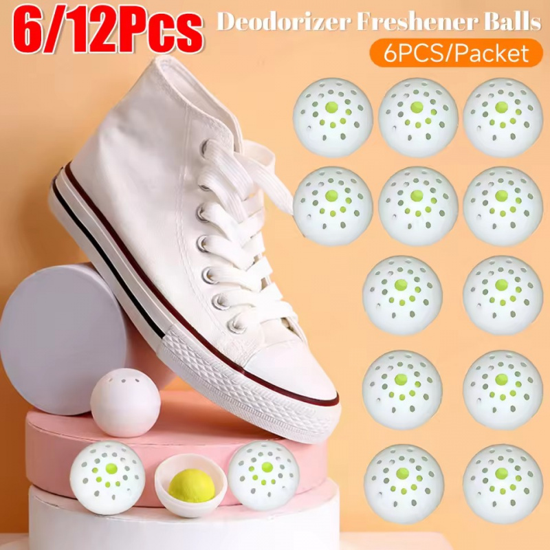 Shoe Deodorizer Ball - 1-12 Stuks Deodorizer Luchtverfrisser Ballen Voor