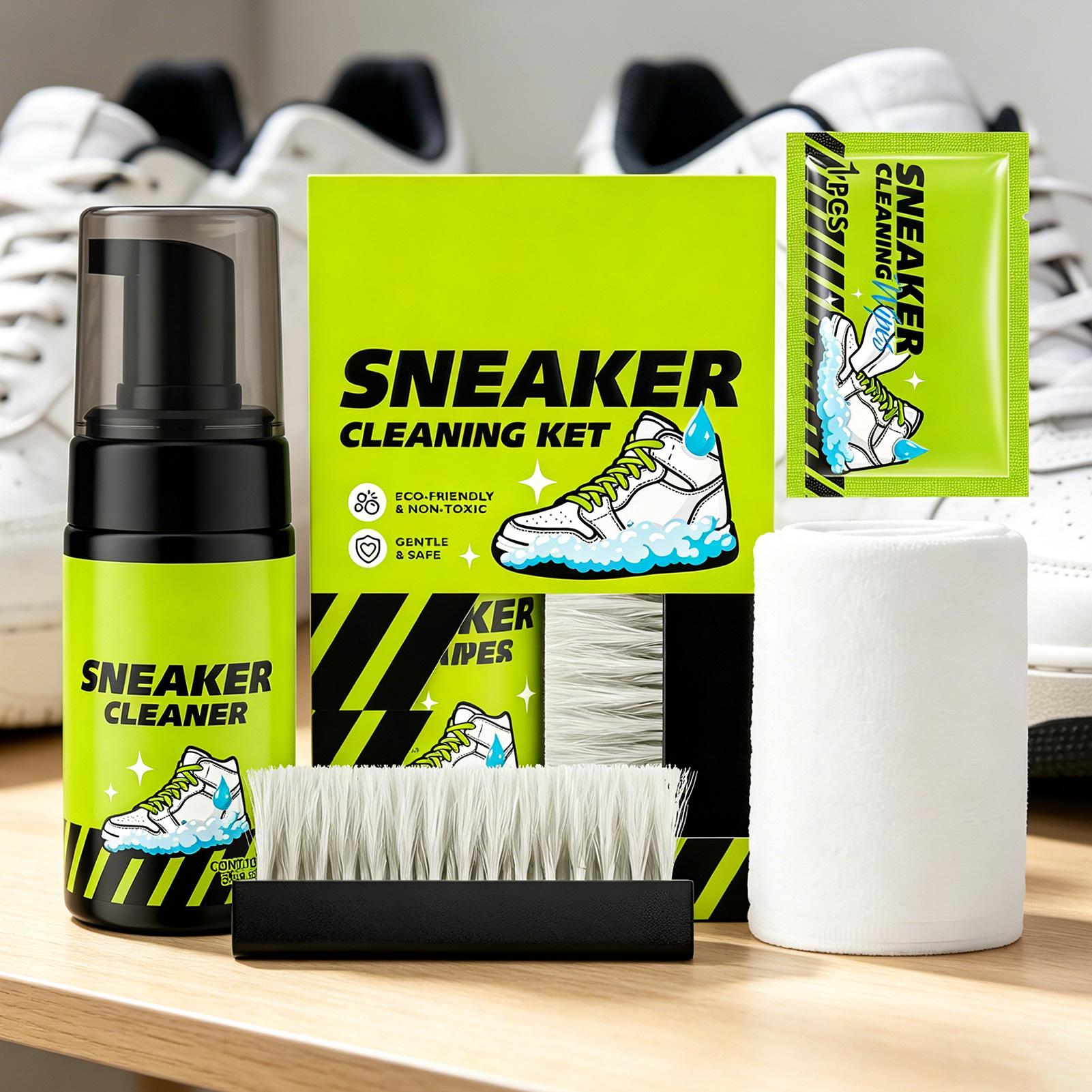 Sneaker Cleaner 4 Stuks 100ml  - Sneaker Care Cleaner recensie en prijs