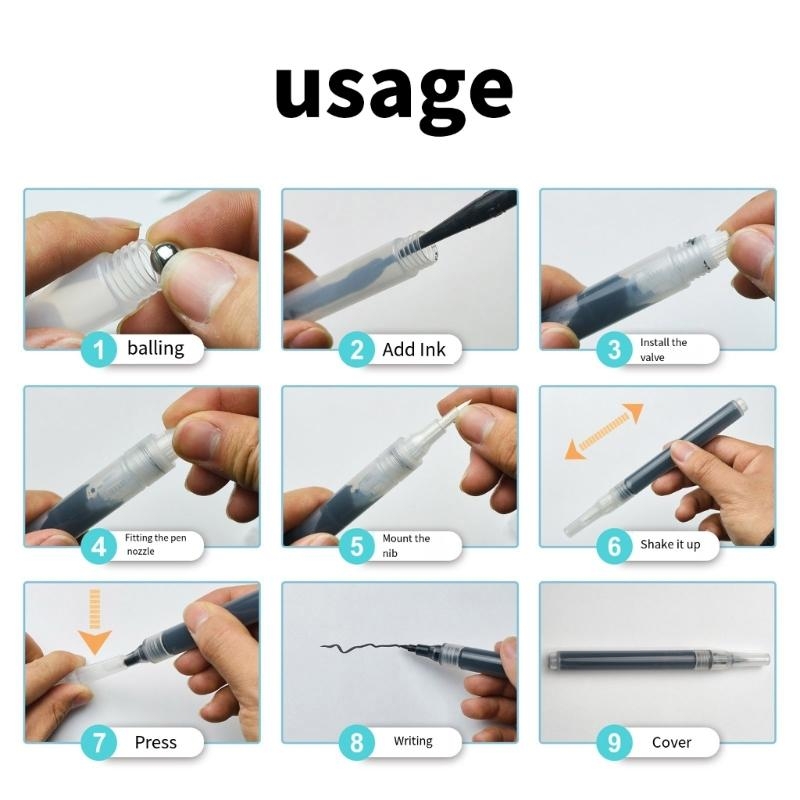 W89c 6pcs Refilleerbare lege b - Midsole Marker Paint recensie en prijs